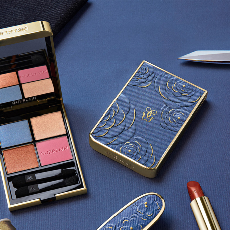 GUERLAIN Ombres G Denim Blossom - Lidschatten 4 Farben - GUERLAIN Ombres G Denim Blossom - Lidschatten 4 Farben -